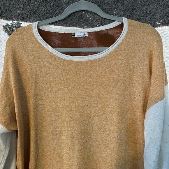 Smartwool Women's Shadow Pine Colorblock Crew Sweater - XL - Picture 5 of 5